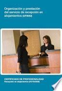 libro Uf0052   Organización Y Prestación Del Servicio De Recepción En Alojamientos